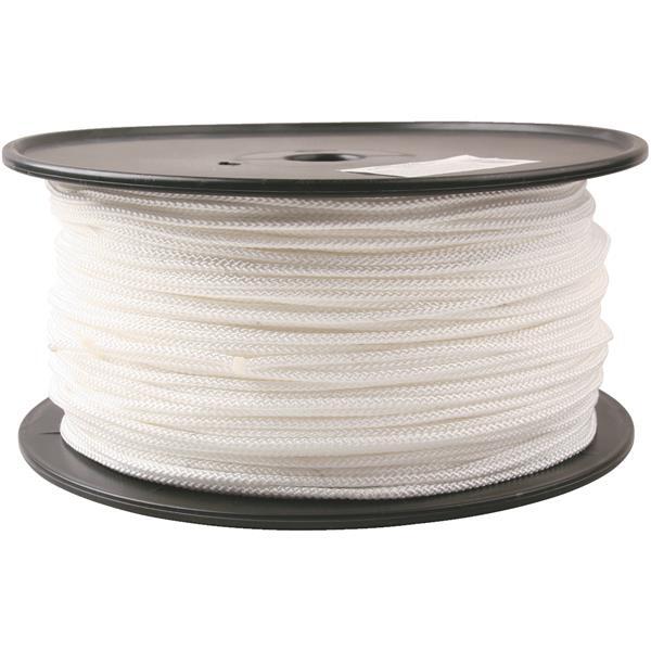  Do It Best  Braided Nylon Rope 9/64 Inchx1000 Foot White 1 Foot 739073