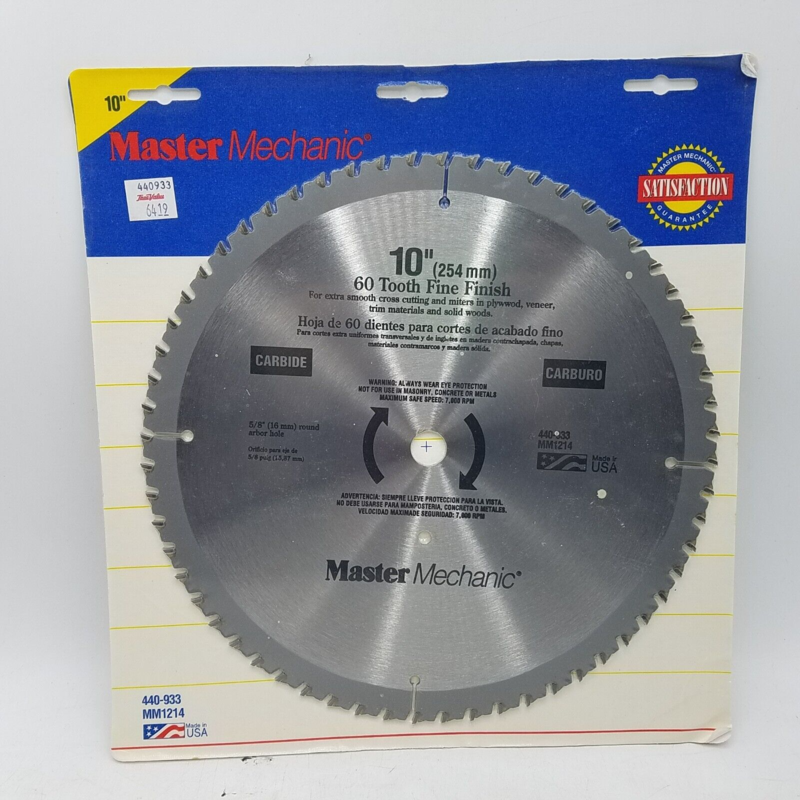 CIRC SAW FINISH BLADE  10