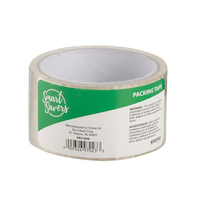  Smartsavers Clear Packaging Tape 4.80cmx100 Foot  1 Roll  CC101053