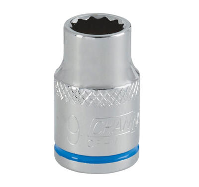  Channellock Shallow Metric Socket 12 Point 3/8 Inch Drive 9mm  1 Each 347000