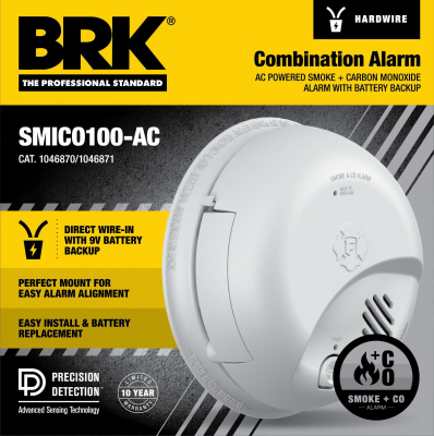 BRK SMOKE /CO ALARM 120V