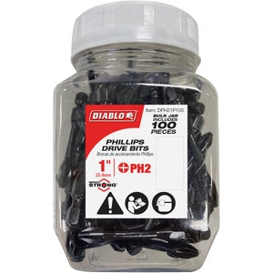 PHILLIPS BIT 100PK 1