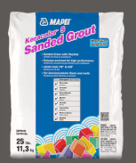 Keracolor Grout Sanded 25lb Charcoal 1 Each 24725