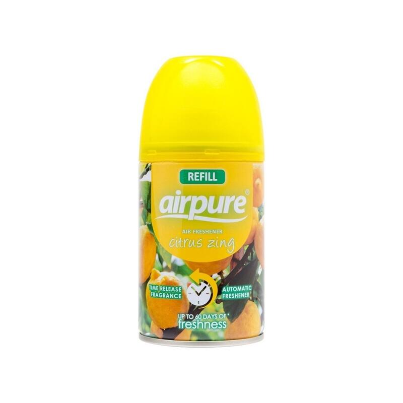 Airpure Air Freshener Auto Refill Citrus Zing 250ml 1 Each AF133B