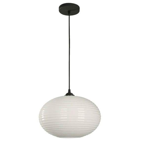 HANGING LAMP 1LT OD BLK