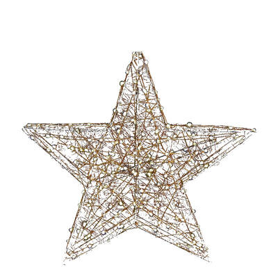  Metal Star Light 3D Copper 1 Each 1034113
