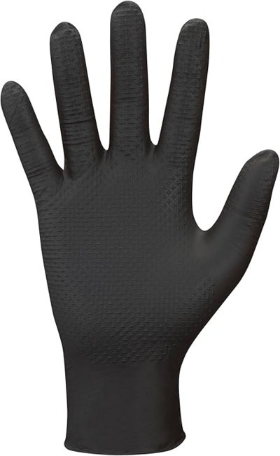 NITRILE GLOVE SGL USE EMB