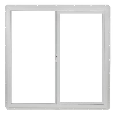 WINDOW 36WX36H PL UPVC GLIDER