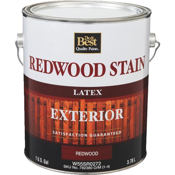 Do It Best Exterior Stain Redwood 1 Gallon 0Z2724236-16 W55SR02