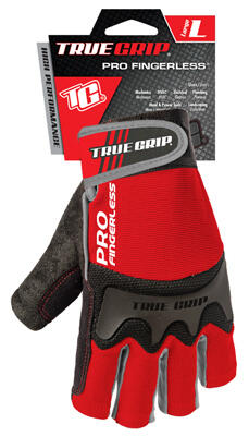  True Grip  Fingerless Work Gloves Large  1 Each 9863-23