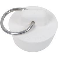  Do It Best  Sink Rubber Drain Stopper 7/8-1 Inch  White 1 Each 415232