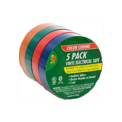 ELEC TAPE ASSTD 5PK