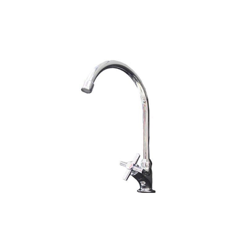Duraflow Cross Handle Kitchen Tap Brass 1 Each DURKITCROS1