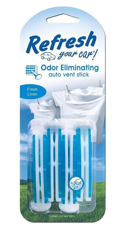  Refresh Air Freshener Vent Stick 4 Pack   Fresh Linen 1 Each 09583Z