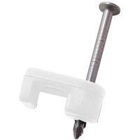 Gb Coaxial Cable Staple 3/16 In White 25 Pack PSW-1600T
