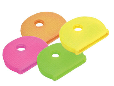  Lucky Line  Vinyl Key Identifier Cap Neon  200 Pack  16507