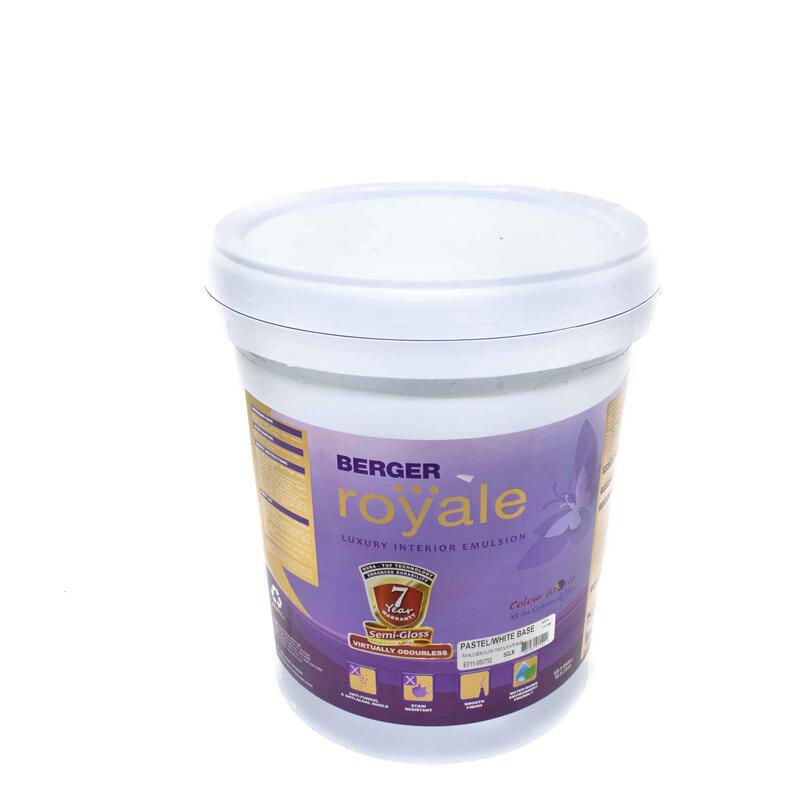 Berger Royale Interior Satin Emulsion Ultra Deep Base 5 Gallon P114836