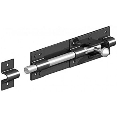  Cronex Straight Tower Bolt 6 Inch  Epoxy Black  1 Each CXI9236/A