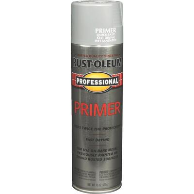Rust-Oleum Professional Primer Spray Paint 15oz Gray 1 Each 7582838
