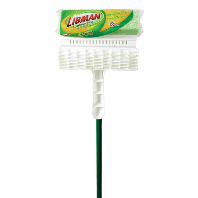 Scrubster Sponge Mop & Attached Scrub Brush