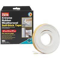  Do It Best Narrow Weatherseal Tape 3/8 Inchx17 Foot White 1 Each V23WADB