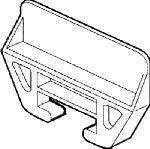  Prime Line  Drawer Track Guide  1-3/32 Inch  1 Each 221376