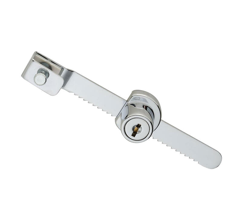  National  Keyed Different Showcase Lock  4-1/2 Inch Chrome 1 Each N183-798