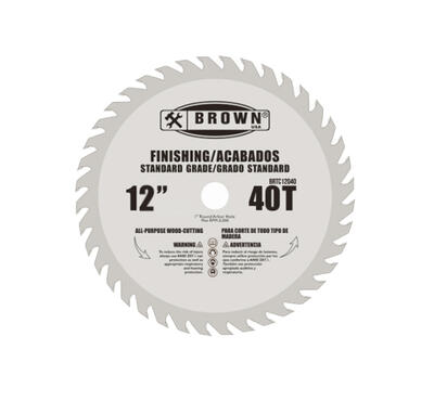  Brown USA Cutting Blade 40 Teeth  10 Inch  1 Each BRTC61040