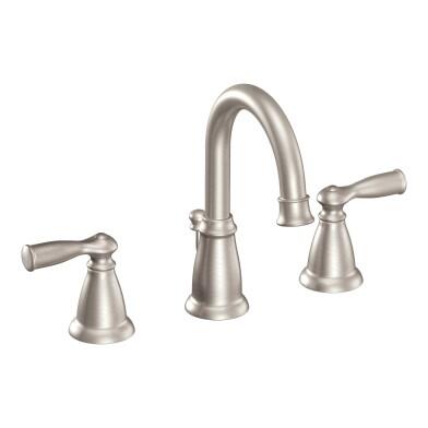 Moen Banbury  High Arc Bathroom Faucet 2H Brushed Nickel  1 Each WS84924SRN