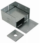  Simpson Strong Tie Z Max Adjustable Post Base 4x4 Inch 1 Each ABU44Z ABW44Z