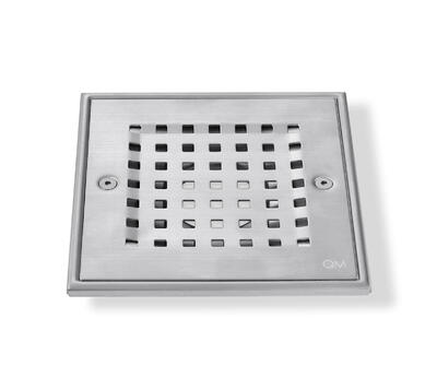 QM Bay Series  Center Drain 5-3/4x5-3/4 Inch  Polished  1 Each 38.100.04