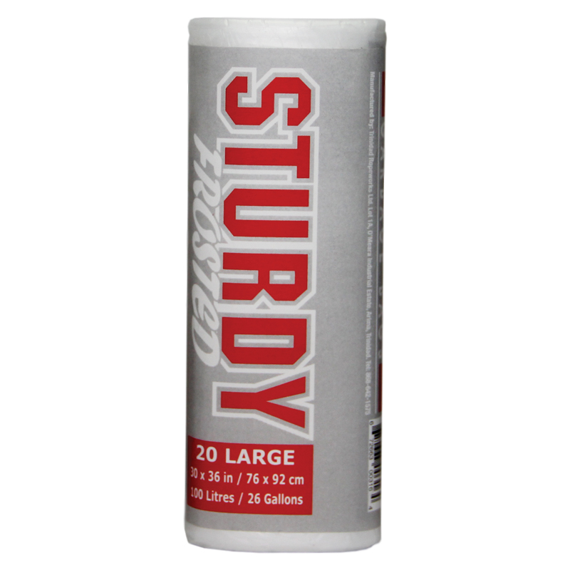  Sturdy Garbage Bag Large Frosted 1 Each 30100696