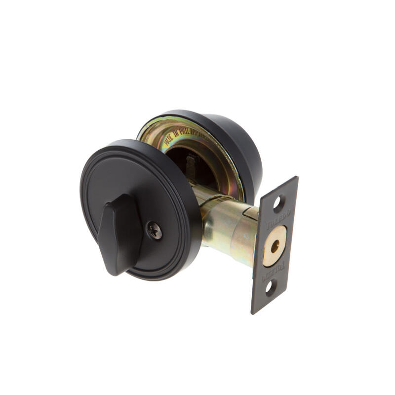 Toledo  Single Entry Deadbolt  Black  1 Each V1800-US514