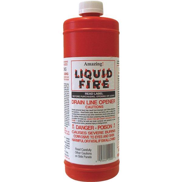 Amazing  Liquid Fire Drain Opener 32oz 1 Each LFQ12