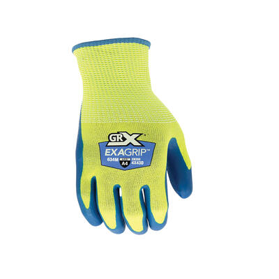 WORK GLOVES LATEX 18G LG