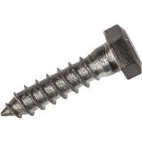  National  Hex Lag Screw  3/8x1-1/2 Inch  Black 1 Pack N179156