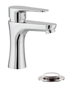 Duraflow Thames Basin Mixer With Pop Up Chrome 1 Each DURBASTHA1