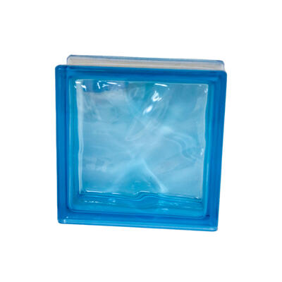 Glass Block Azur Wave 1 Each BLSE112726 BLSE12216