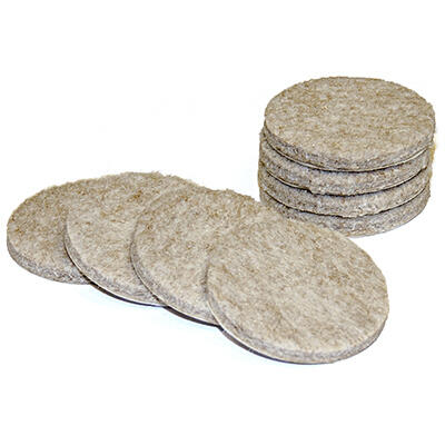  Tru Guard Heavy Duty Self-Adhesive Felt Pads 1-1/2 Inch  Tan 8 Pack 93169TV