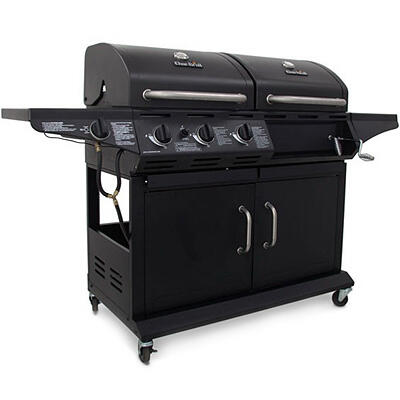  Charbroil Grills Charcoal And Gas Grill 36Btu Black 1 Each 463724514-DI