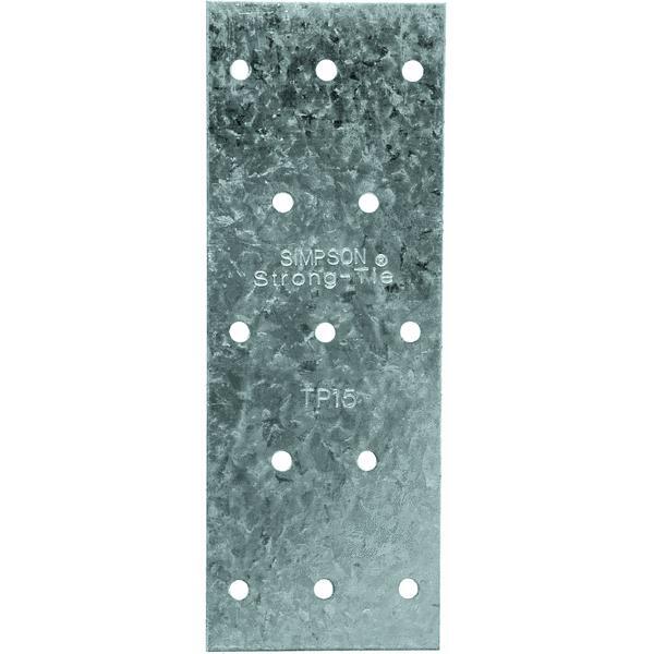  Simpson Strong Tie Plate 20-Gauge 1-13/16 x 5 Inch Zinc 1 Each TP15