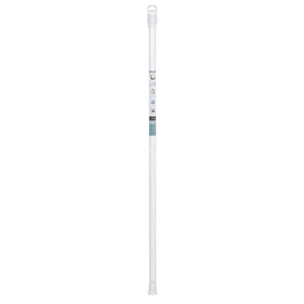  Zenith Adjustable Tension Shower Rod 42-72 Inch  White 1 Each 506W