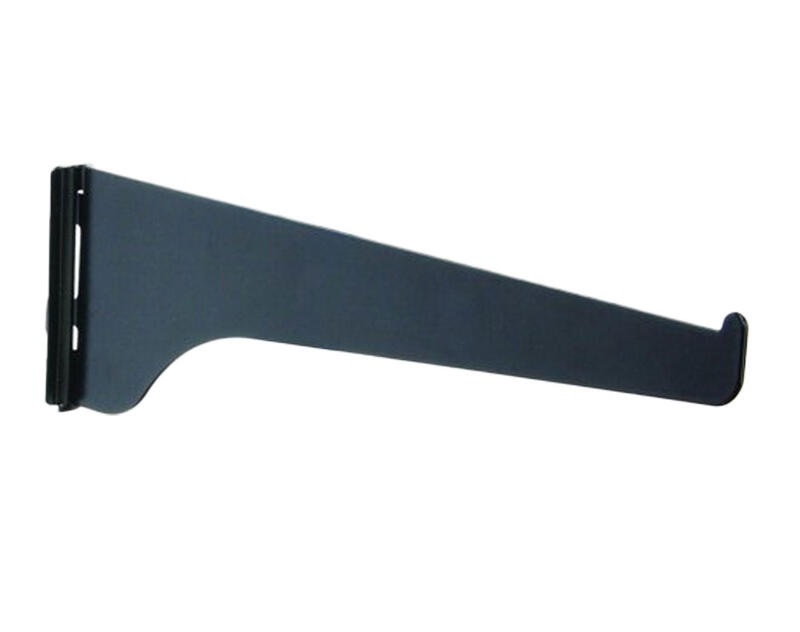  Shelf Standard Bracket 10 Inch Black 1 Each 180BLK10