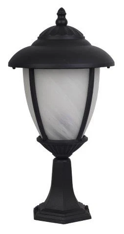 POST OD DECO LAMP  E27 MBLK