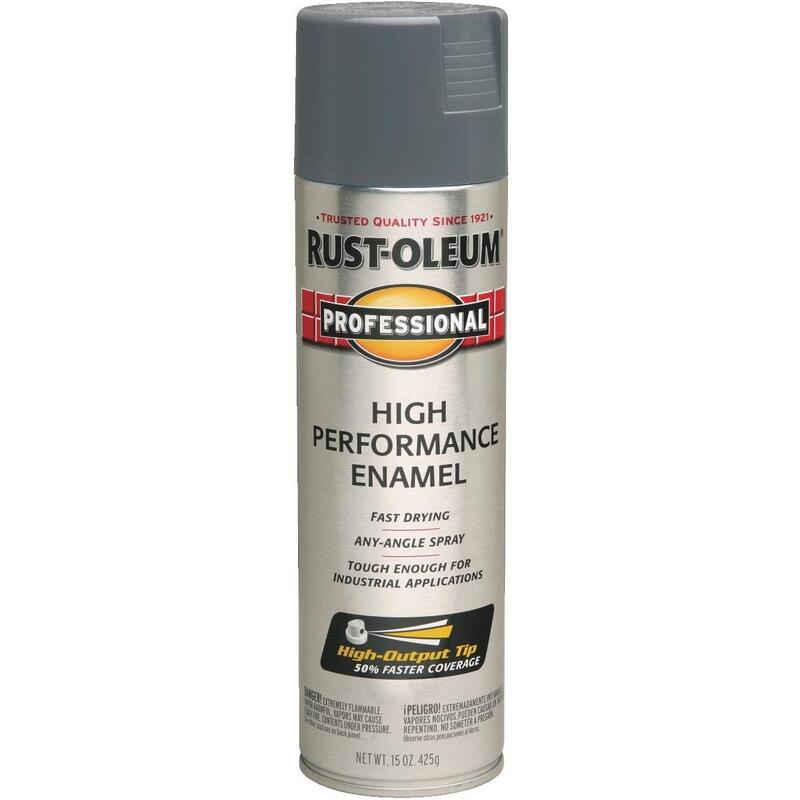 Rust-Oleum Gloss Enamel Spray Paint 15oz Dark Machine Gray 1 Each 7587838