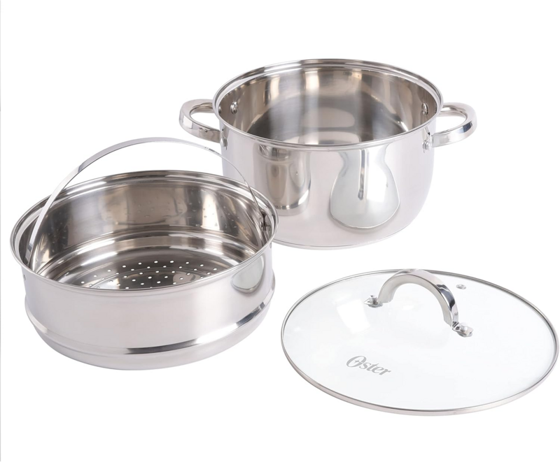 DUTCH OVEN W/STEAMER BASKET 6Q