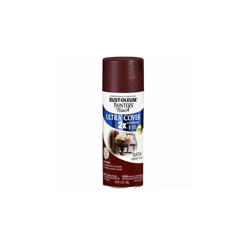 Rust-Oleum Painter's Touch Satin Spray Paint 12oz Claret Wine 1 Each 249083