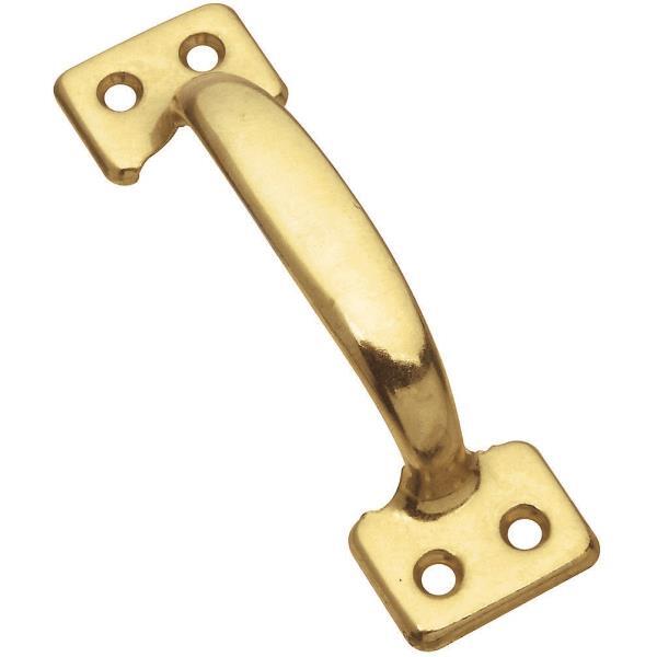  National  Sash Lift  4 Inch  Brass 1 Each N116-558