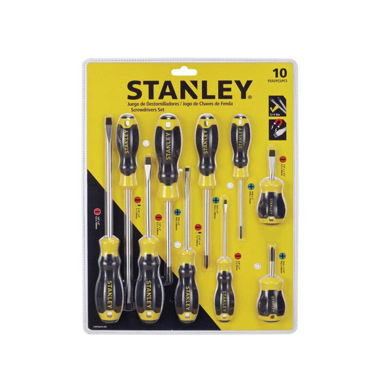 Stanley Screwdriver 10 Piece 1 Set  STMT66676-840