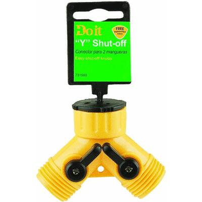 Do It Best Best Garden Hose Connector Y Shutoff 1 Each 55056